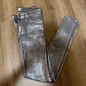 Mango silver jeans